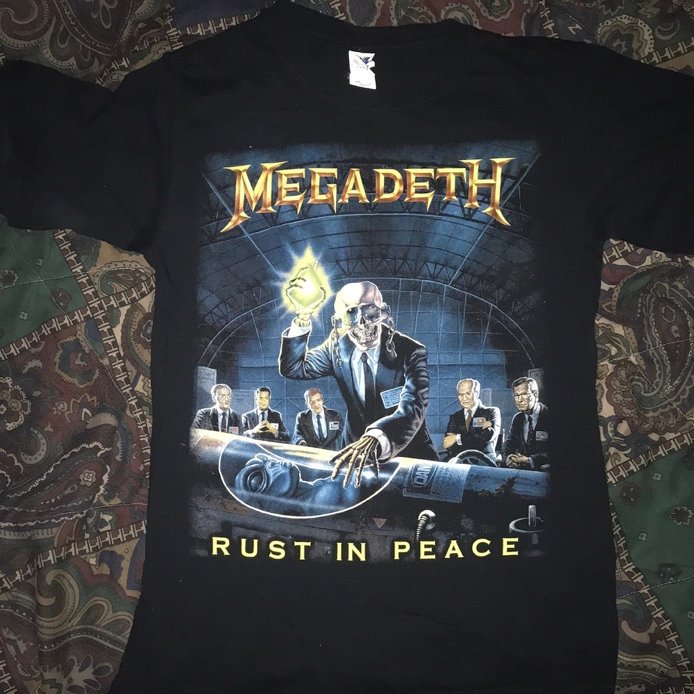 Megadeth Rust in Peace Black T-shirt